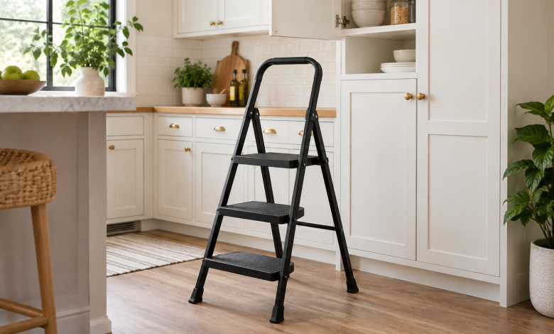 SONGMICS foldable safety ladder editorial buying guide image